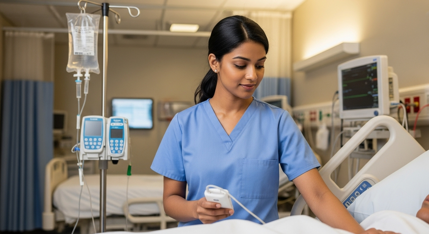 LPN Nurse Providing Patient Care