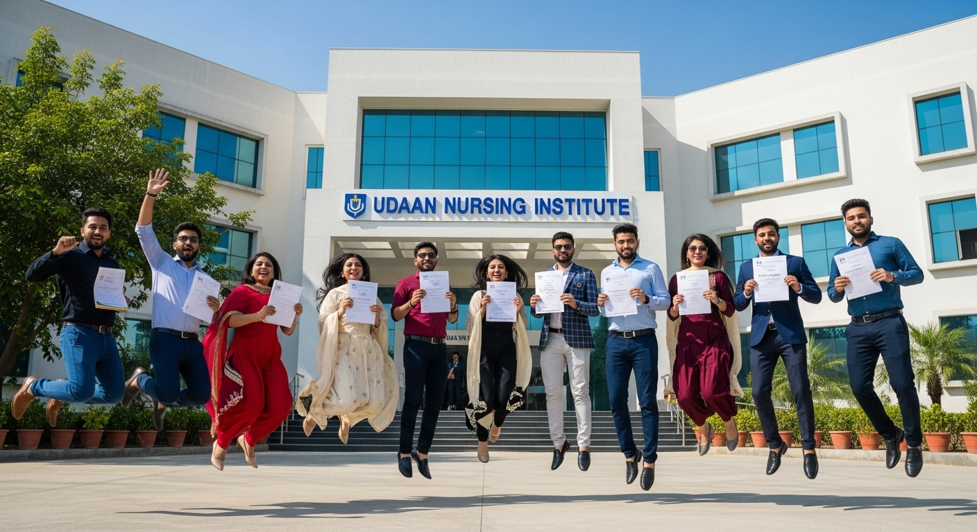 UDAAN Nursing Students Celebrating Success