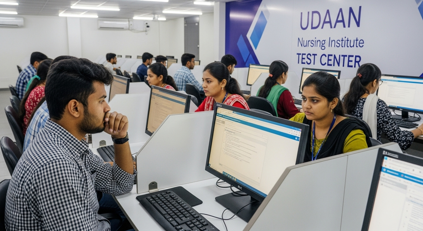 UDAAN Students Taking Mock Tests